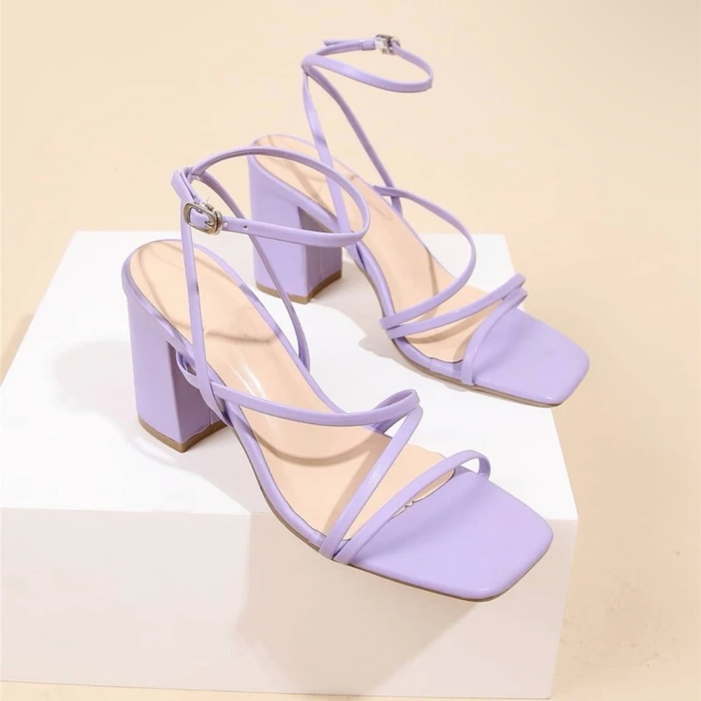NEW Shein Lilac Strappy Heels